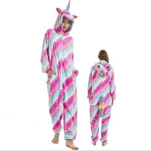 Unicorn Onesie Pajama : Zip-Up Jumpsuit